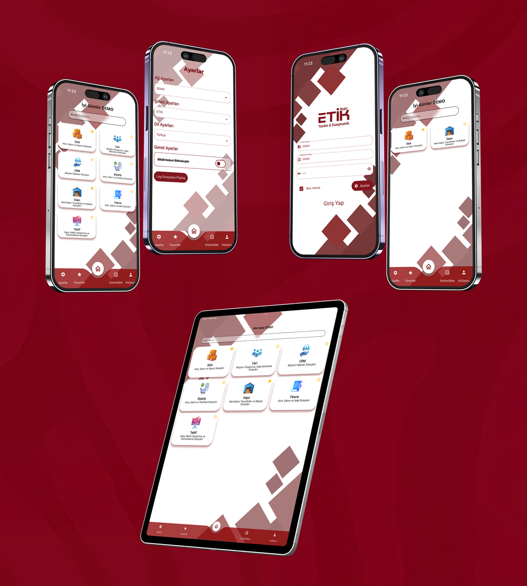  Şirketinize Özel Mobil ERP Çözümleri